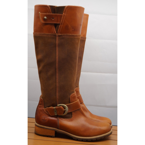 Timberland Earthkeepers Leather Women Boots size 7.5M/ Lady Brown Boots - Picture 6 of 13